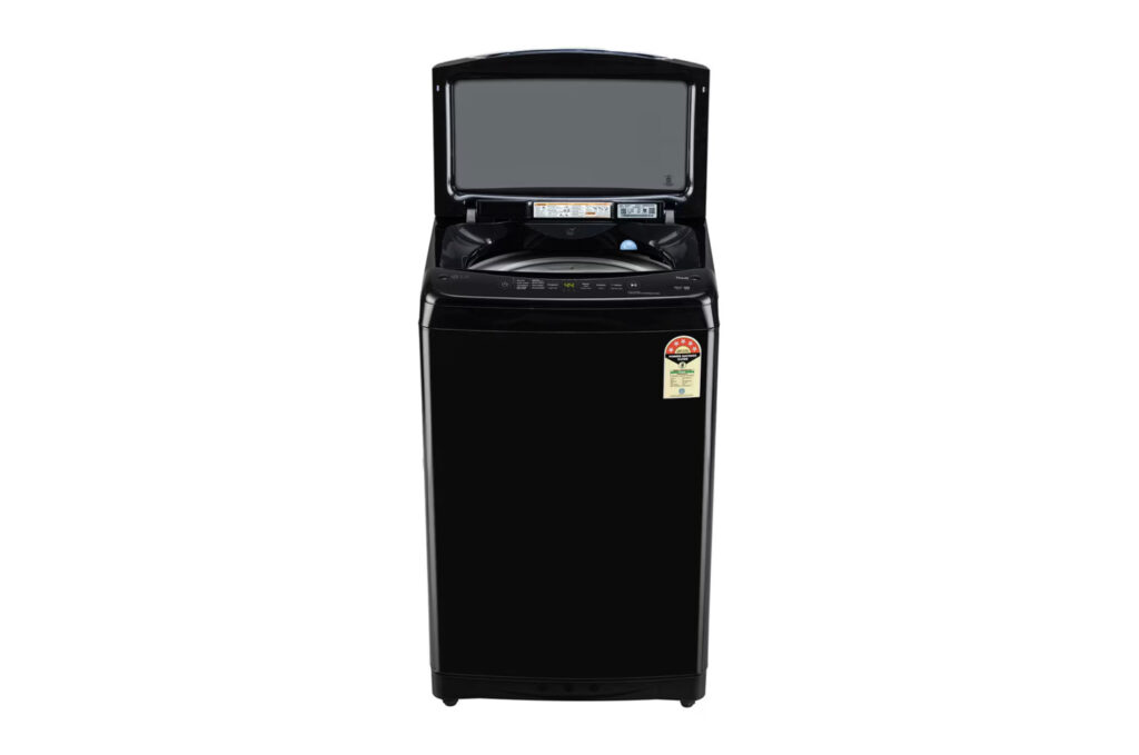 LG 9Kg 5 Star Top Load Washing Machine, Smart Inverter Motor, In-built Heater(T80V4OB1S, Onyx Black)