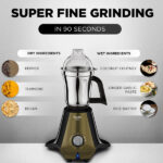 Preethi Titan 1000Watt Mixer Grinder 3 Jar (MG-283) - Image 3