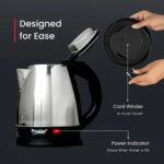 Prestige 1.8 L PKOSS Stainless Steel Electric Kettle 1500W (Silver) - Image 2