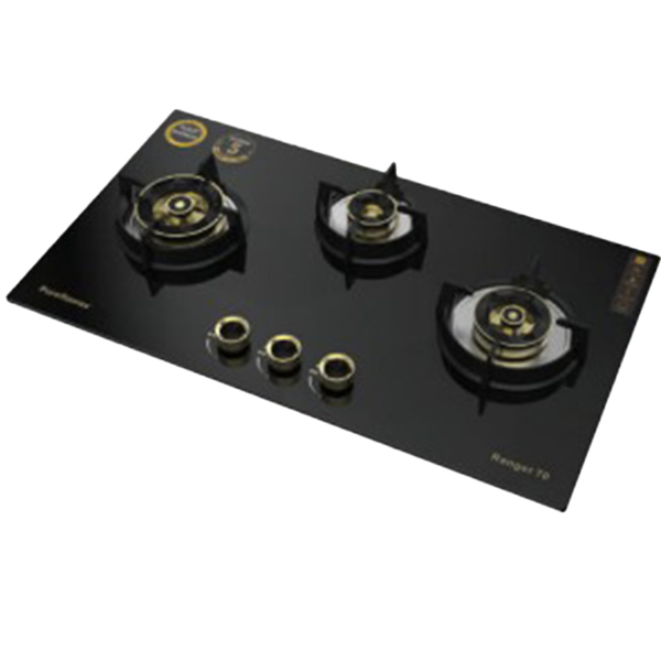 Pureflames 3 Burner Auto Ignition Hob (RANGER 70)