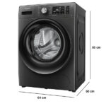 Whirlpool 7kg 5 Star Fully Automatic Front Load Washing Machine (XS7012BWME, Midnight Grey) - Image 2