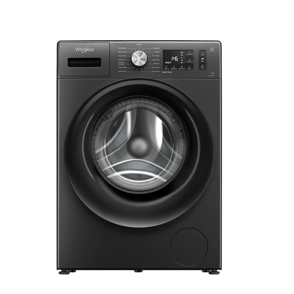 Whirlpool 7kg 5 Star Fully Automatic Front Load Washing Machine (XS7012BWME, Midnight Grey)