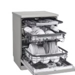 LG 15 Place Setting Dishwasher, TrueSteam, QuadWash, ThinQ (Wi-Fi), Auto Open Door (DFB435FV, Prime Silver) - Image 3