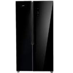 Godrej 600L 3 Star Side by Side Refrigerator (RS EONVELVET 646C RIT OP BK, Opera Black)