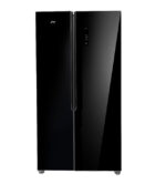Godrej 600L 3 Star Side by Side Refrigerator (RS EONVELVET 646C RIT OP BK, Opera Black)