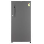 LG 185L 2 Star Direct Cool Single Door Refrigerator (GL-B199ODGC,Dim Grey Finish)