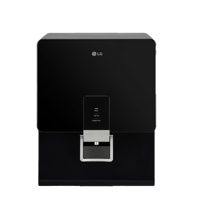 LG 8L RO+STS Tank Water Purifier, Stainless Steel Tank (WW136RTNB, Solid Black)