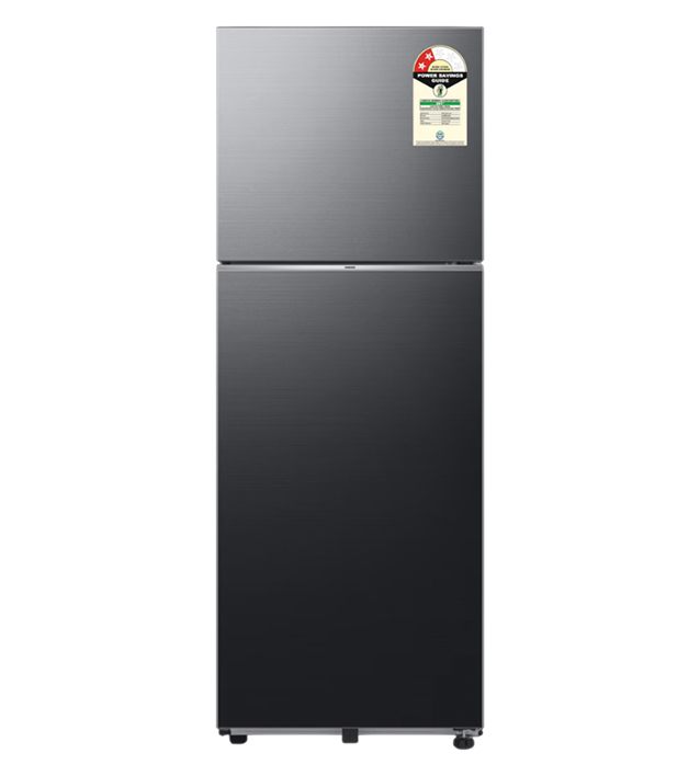 Samsung 330 L 2 Star Convertible Double Door Inverter Refrigerator, 2026 Model (RT34HG5A42BX, Luxe Black)