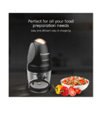Crompton 300W ChopMaxx Electric Vegetable Chopper (Black & Golden) - Image 4