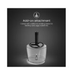 Crompton 300W ChopMaxx Electric Vegetable Chopper (Black & Golden) - Image 2