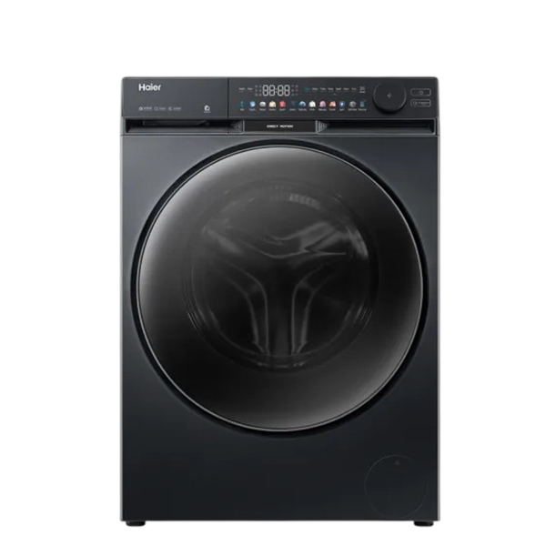 Haier 12 Kg 5 Star AI Colorful Touch Panel Fully Automatic Wifi Front Load Washing Machine, Rpm 1400 (HW120-DM14F9BKU1, Black)
