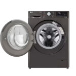 LG 12/7Kg Fully Automatic AI Direct Drive Front Load Washer Dryer (FHD1207STB, Platinum Black)