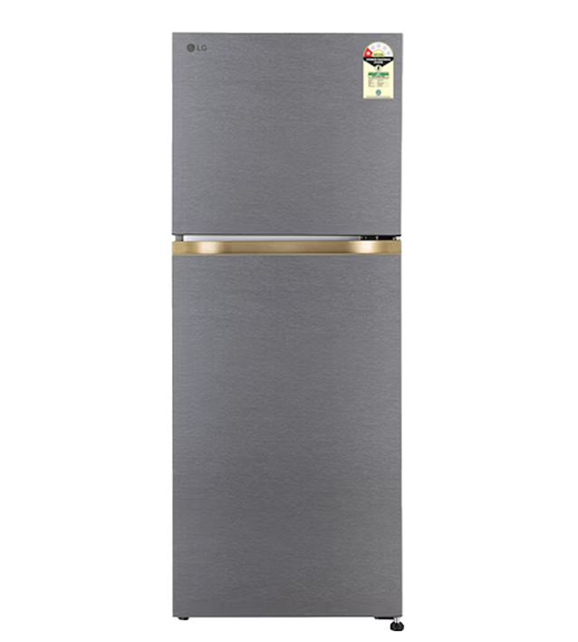 LG 225L 1 Star Double Door Smart Inverter Compressor Refrigerator ,Auto Smart Connect (GLT2216WYDS,Dazzle Steel )