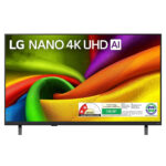 LG 108cm (43 Inch) NANO 4K UHD AI Smart TV with α5 AI Processor 4K Gen9, 2026 Model (43NU875BPLA)