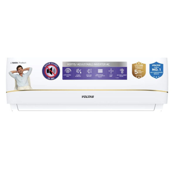 Voltas 1.5 Ton 3 Star Convertible Inverter Split AC, 2026 Model (183INV Vertis Zenith Gold)