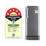 LG 185 L 5 Star Single Door Refrigerator with Base Stand Drawer, Smart Inverter Compressor (GLD1956ZAPZ, Shiny Steel) - Image 2