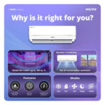 Voltas 1.5 Ton 3 Star Convertible Inverter Split AC, 2026 Model (183INV Vertis Zenith Gold) - Image 3