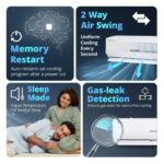 Voltas 1 Ton 3 Star Convertible Inverter Split AC, 2026 Model (123INV Vectra Emerald) - Image 10