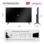 Impex 43 Inch 4K UHD QLED WIOS Whale Series Smart TV with HDR10, Dolby Audio (WIOS 43A4QSK1, Black) - Image 8