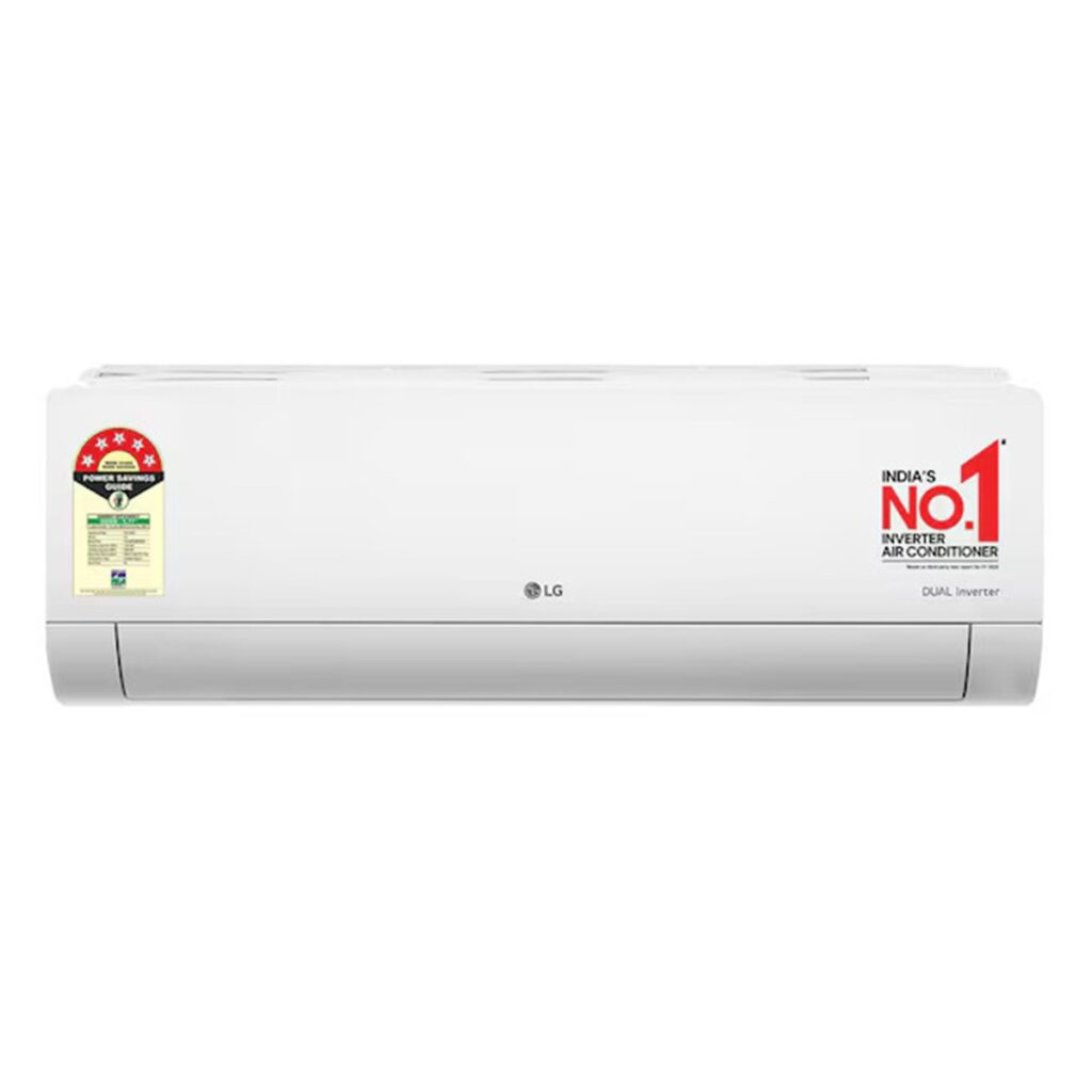 LG 1.5 Ton 5 Star AI 6-in-1 Convertible AI Dual Inverter Split AC, 5.1 kW, 2026 Model (AS-Q20ENZE)