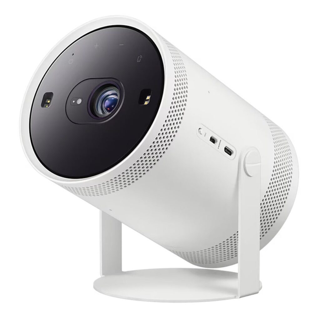 Samsung The Freestyle 2nd Gen Portable Compact Smart LED Projector (SP-LFF3CLAX, White)