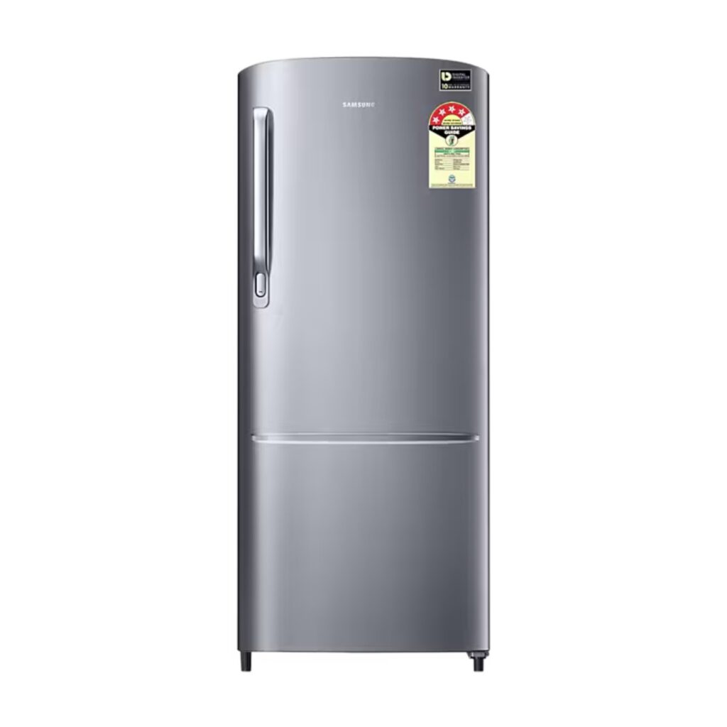 Samsung 183 L 4 Star Single Door Refrigerator (RR20H2724S8, Elegant Inox)
