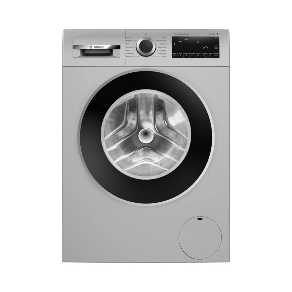 BOSCH 10 kg Fully Automatic Series 6 Front Load washing machine, 1400 Rpm (WGA254ZSIN, Silver)