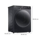 Haier F9 Pro 10 Kg 5 Star Fully Automatic Front Load Washing Machine, Rpm 1400 (HW100-DM14F9PBKU1, Black) - Image 4