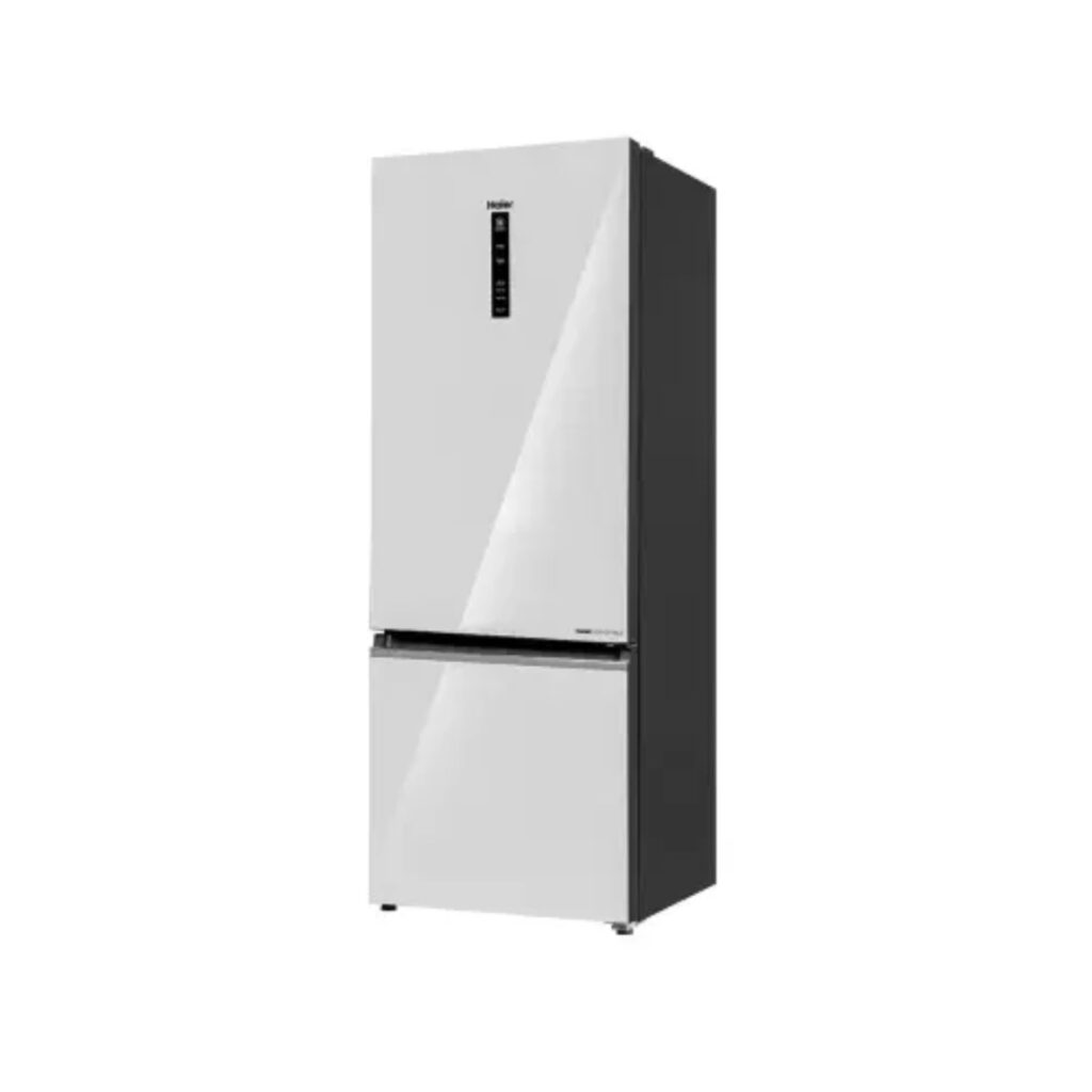 Haier 325L 2 Star Double Door Bottom Mount Refrigerator (HRB-3752PMGA-P, Mirror Glass)