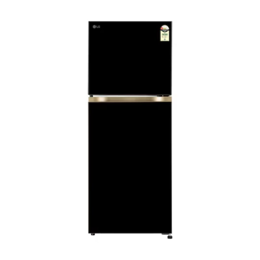 LG 225L 1 Star Double Door Smart Inverter CompressorRefrigerator (GLT2216WYOB, Onyx Black)