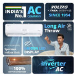 Voltas 1 Ton 3 Star Convertible Inverter Split AC, 2026 Model (123INV Vectra Emerald) - Image 5