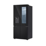 LG 610L 2 Star French Door Refrigerator, InstaView, Water Dispenser, Wi-Fi Convertible (GV-K25FFGFB, Black Glass Finish) - Image 2