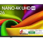 LG 108cm (43 Inch) NANO 4K UHD AI UHD TV with α7 AI Processor 4K Gen9, with Dolby Atmos (43NU880BPLA)