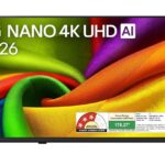 LG 139cm (55 Inch) NANO 4K UHD TV with α7 AI Processor 4K Gen9, with HDR10 Pro (55NU880BPLA)