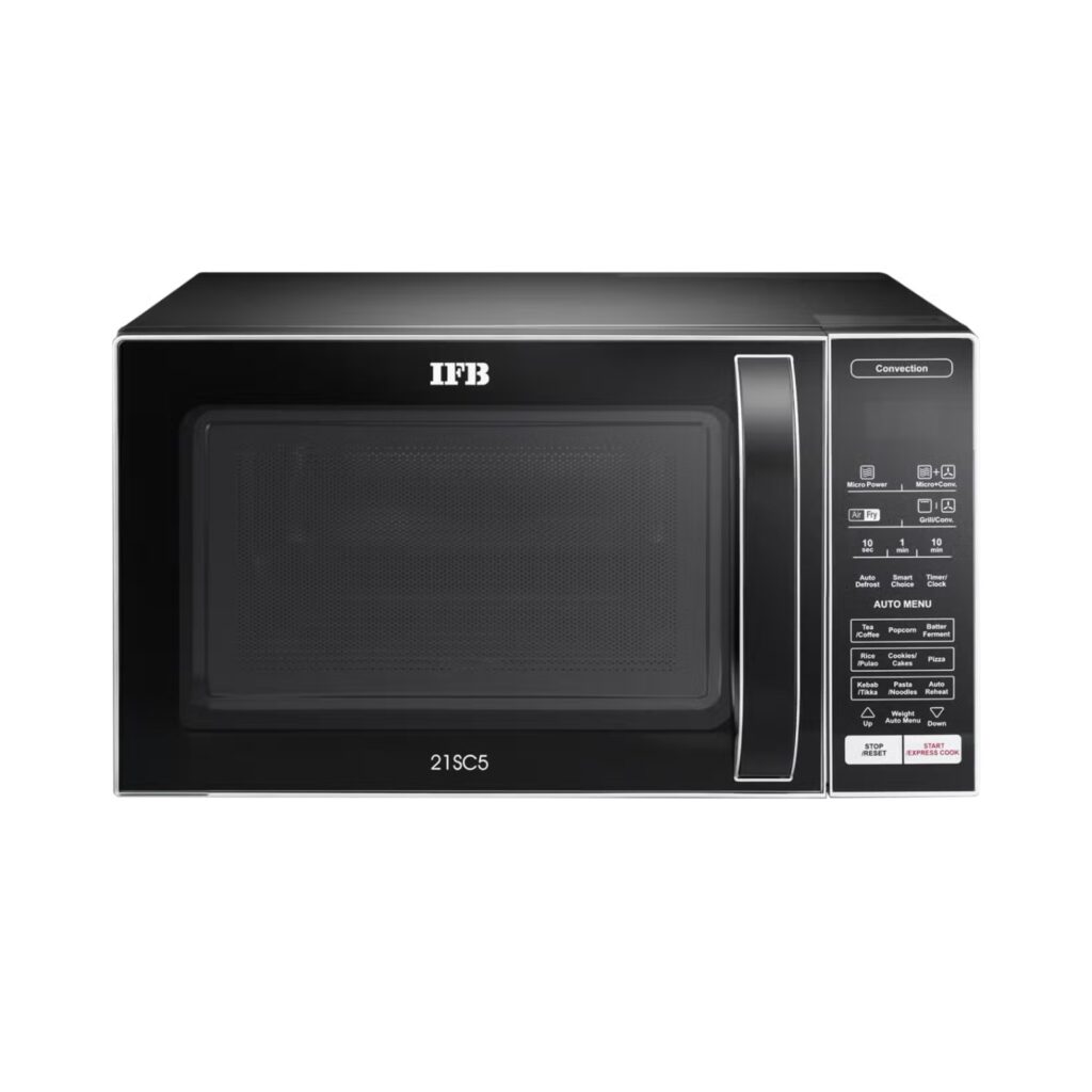 IFB 21 L Convection Microwave Oven with Dual Heaters and Combi Cook (21SC5,Metallic Silver)