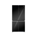 Haier 630L Lumiere 4 Door Side by Side Refrigerator Wi-Fi (HRB-700KGU1, Black Glass)