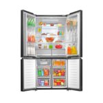 Haier 630L Lumiere 4 Door Side by Side Refrigerator Wi-Fi (HRB-700KGU1, Black Glass) - Image 3