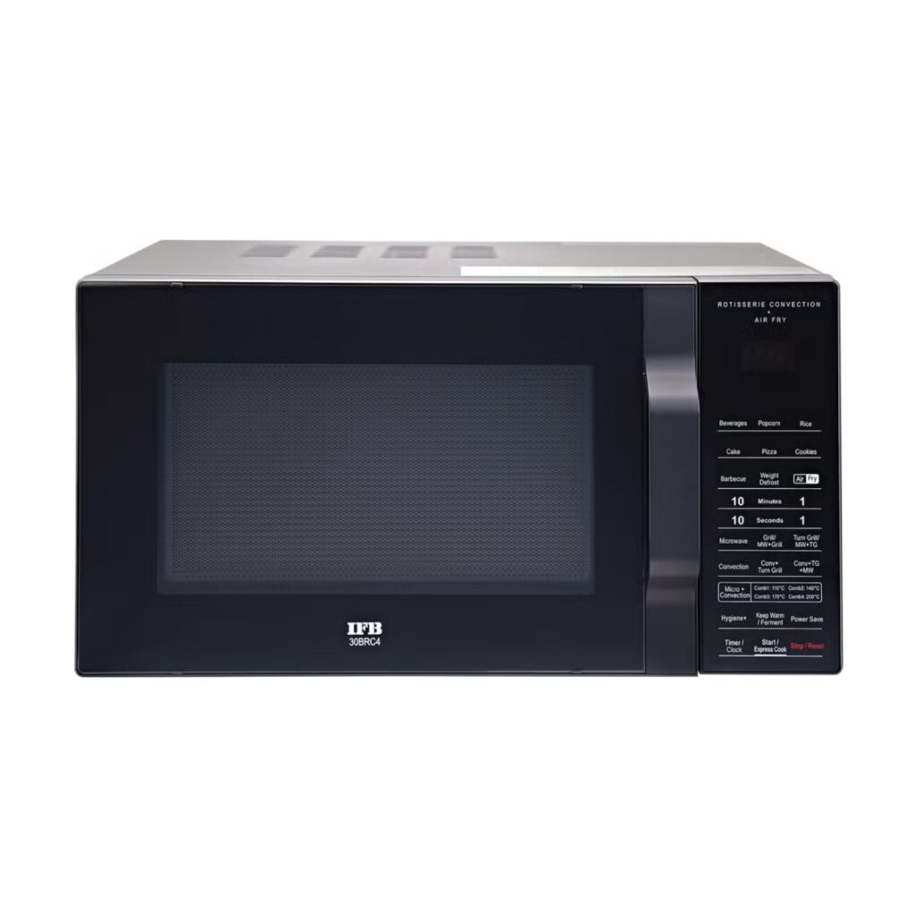 IFB 30 L Rotisserie Convection Microwave Oven with Air Fry and Dual Heaters (30BRC4, Black)