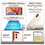 Vivo Y21 5G (4GB/128GB Storage, Midnight Blue) - Image 4
