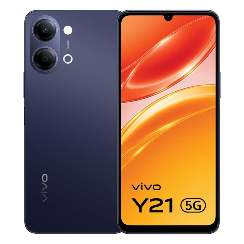 Vivo Y21 5G (4GB/128GB Storage, Midnight Blue)