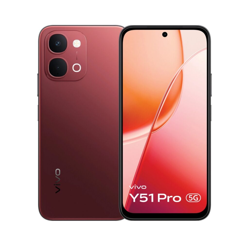 Vivo Y51 Pro 5G (8GB/128GB Storage, Festive Red)