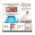 Vivo Y21 5G (4GB/128GB Storage, Champagne Gold) - Image 2