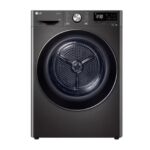 LG 9 kg Clothes Dryer with Dual Inverter Heat Pump, EcoHybrid Technology (DHV09SAB, Black Steel)