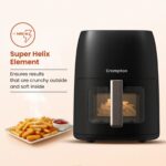 Crompton 4.2L Ameo DLX Air Fryer (Black Gold) - Image 4