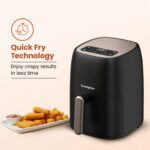 Crompton 4.2L Ameo Air Fryer (Black Gold) - Image 5