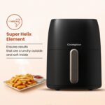 Crompton 4.2L Ameo Air Fryer (Black Gold) - Image 2