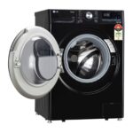 LG 12 kg 5 Star Fully Automatic Front Load Washing Machine with AI Direct Drive, Steam Wash (FHP1412Z5O, Onyx Black) - Image 4
