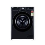 LG 12 kg 5 Star Fully Automatic Front Load Washing Machine with AI Direct Drive, Steam Wash (FHP1412Z5O, Onyx Black)