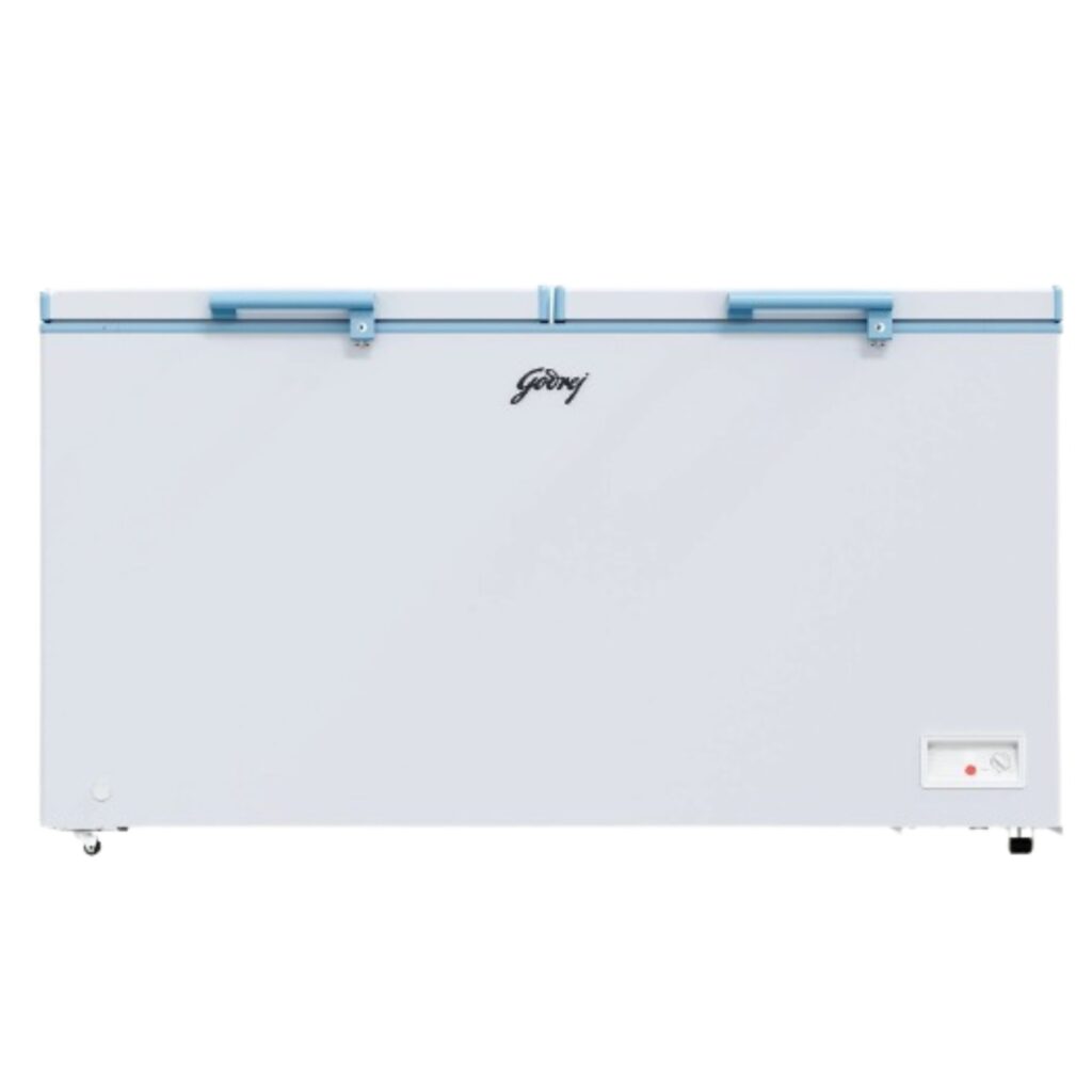Godrej 405 L 4 Star Convertible Double Door Chest Freezer (DH ESNCH 430D 2HCLP RW, Royal White)