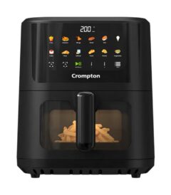 Crompton 5.5L Ameo Pro Air Fryer(Black)